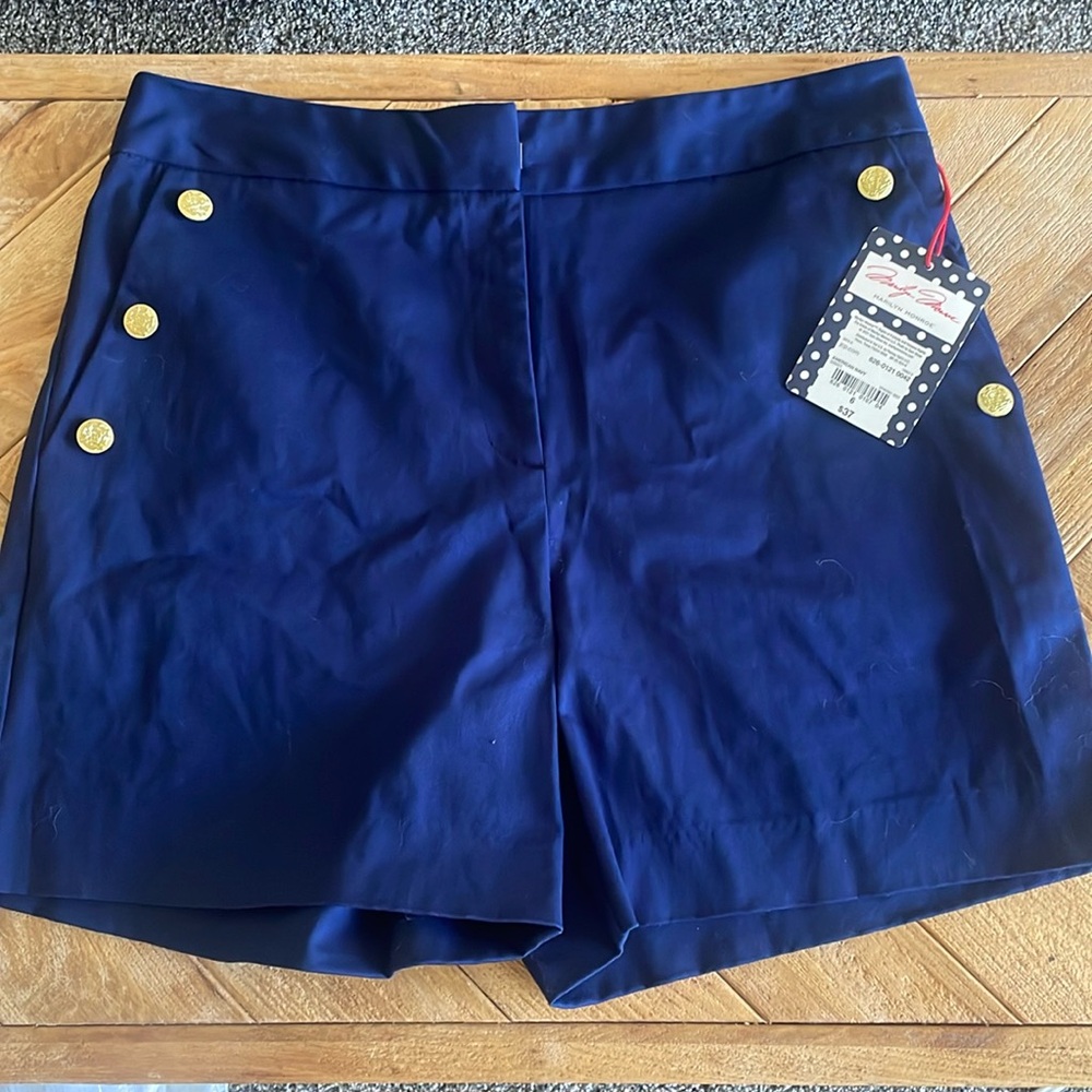High waisted sailor shorts